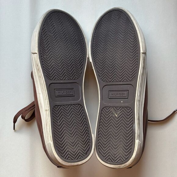 Men's Tommy Hilfiger Men's Sneakers Size 9.5 Brown - Picture 7 of 8